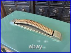 Vintage Zenith H724Z1 Bakelite Am Fm Table Radio Tested Working Green