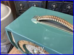 Vintage Zenith H724Z1 Bakelite Am Fm Table Radio Tested Working Green