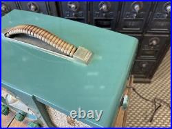 Vintage Zenith H724Z1 Bakelite Am Fm Table Radio Tested Working Green