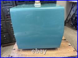 Vintage Zenith H724Z1 Bakelite Am Fm Table Radio Tested Working Green