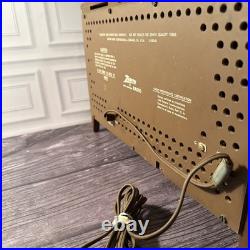 Vintage Zenith K731 AM FM Tube Radio Wood Tabletop Long Distance Works Great