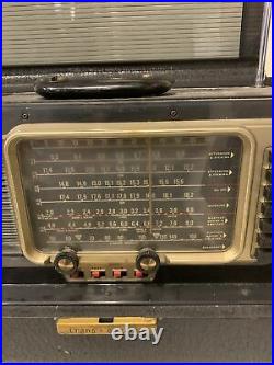 Vintage Zenith L600 TransOceanic Tube Radio Portable WaveMagnet 1950's Parts