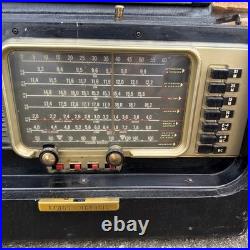 Vintage Zenith L600 Trans-Oceanic Wave Magnet Tube Radio Clean w Manual Untested Vintage Zenith L600 Trans-Oceanic Wave Magnet Tube Radio Clean w Manual Untested