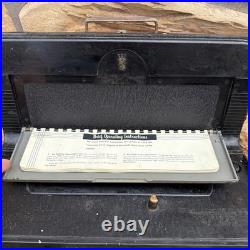 Vintage Zenith L600 Trans-Oceanic Wave Magnet Tube Radio Clean w Manual Untested