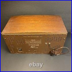 Vintage Zenith Long Distance Tube Radio S-52224 1940s/1950s With Phono Input-5266