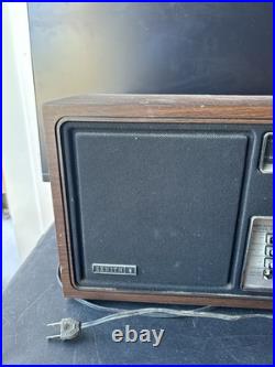 Vintage Zenith Mid Century Long Distance AM/FM Tube Radio Tested/Works Dusty