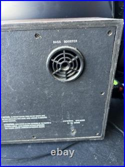 Vintage Zenith Mid Century Long Distance AM/FM Tube Radio Tested/Works Dusty