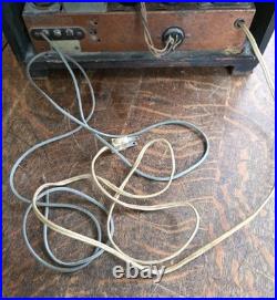 Vintage Zenith Model 6-S-229 AM/SWithPB Tombstone Tube Radio Working