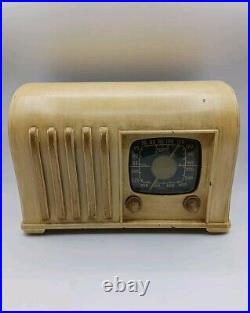 Vintage Zenith No. 2-36 Long Distance Tube Radio Turns On Doesn't Tune P/R RARE