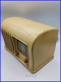 Vintage Zenith No. 2-36 Long Distance Tube Radio Turns On Doesn't Tune P/R RARE