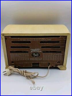 Vintage Zenith No. 2-36 Long Distance Tube Radio Turns On Doesn't Tune P/R RARE