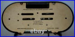 Vintage Zenith Racetrack H511 AM Tube Radio
