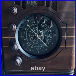 Vintage Zenith Radio 5 S 119 Wood Cabinet Tabletop Tested and Works 20x11.5x9.1