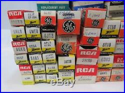 Vintage Zenith Rca Radio Tv Box Lot Spares Replacement Parts Tubes Nos