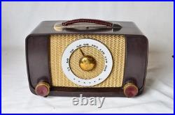 Vintage Zenith S-14888 Bakelite Tube Radio Beautiful Old Radio WORKING