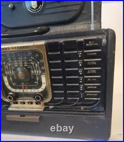 Vintage Zenith TransOceanic Radio G500 MW Shortwave Works See Hear Video