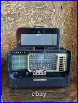 Vintage Zenith Trans-Oceanic B600 World Band Shortwave Tube Radio Working 1959