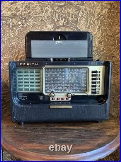 Vintage Zenith Trans-Oceanic B600 World Band Shortwave Tube Radio Working 1959