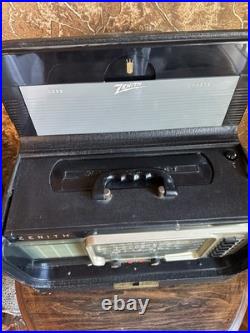 Vintage Zenith Trans-Oceanic B600 World Band Shortwave Tube Radio Working 1959