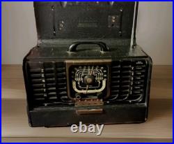 Vintage Zenith Trans-Oceanic G500 Portable Tube Radio Works All Buttons Strong