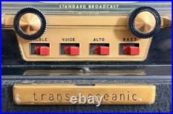 Vintage Zenith Trans-Oceanic H500 Shortwave Radio With Manual Still Works Great