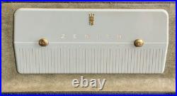 Vintage Zenith Trans-Oceanic H500 Shortwave Radio With Manual Still Works Great