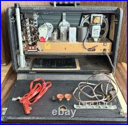 Vintage Zenith Trans-Oceanic H500 Shortwave Radio With Manual Still Works Great