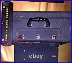 Vintage Zenith Trans Oceanic Portable Wave Magnet Tube Short Wave Radio