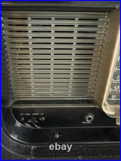 Vintage Zenith Trans Oceanic Portable Wave Magnet Tube Short Wave Radio WORKS