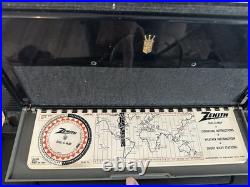 Vintage Zenith Trans Oceanic Portable Wave Magnet Tube Short Wave Radio WORKS