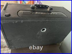 Vintage Zenith Trans Oceanic Portable Wave Magnet Tube Short Wave Radio WORKS