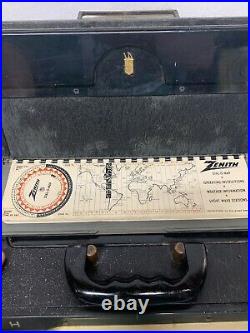 Vintage Zenith Trans Oceanic Wave Magnet Multiband Tube Radio