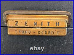 Vintage Zenith Trans Oceanic Wave Magnet Tube Radio Chassis Model 6A40