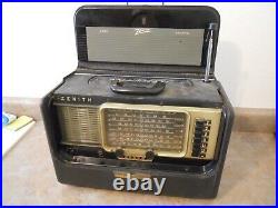 Vintage Zenith Trans Oceanic Wave Magnet Tube Radio Model T600