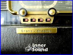 Vintage Zenith Trans-Oceanic Wavemagnet Tube Radio SW Multi-Band Portable H500