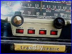 Vintage Zenith Trans-oceanic Wave Magnet A600 Radio