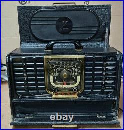 Vintage Zenith Transoceanic 8G005 Tube Radio 85005yi! E