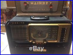 Vintage Zenith Transoceanic H500 Wave Magnet Short Wave Tube Radio Works