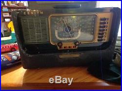 Vintage Zenith Transoceanic Radio-1951-model H500-serviced 2008-xtra Tube Set