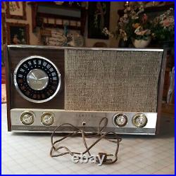 Vintage Zenith Tube AM/FM/ Radio/Phono Model MJ1035-1 Works