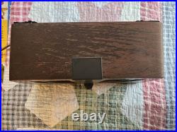 Vintage Zenith Tube Radio 6D030-Z Eames Wood Cabinet AM Powers On Not Working