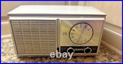 Vintage Zenith Tube Radio FM AM Mid-Century Collectible Tested Works