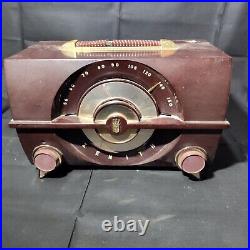 Vintage Zenith Tube Radio J615 Broadcast Band Radio & Phono 6 Tube Circa 1958