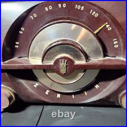 Vintage Zenith Tube Radio J615 Broadcast Band Radio & Phono 6 Tube Circa 1958