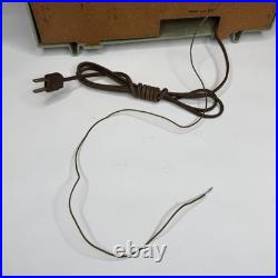 Vintage Zenith Tube Radio Model A615F Plastic Aqua FOR PARTS/REPAIR