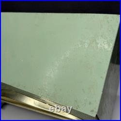 Vintage Zenith Tube Radio Model A615F Plastic Aqua FOR PARTS/REPAIR