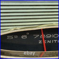 Vintage Zenith Tube Radio Model A615F Plastic Aqua FOR PARTS/REPAIR