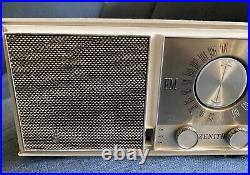 Vintage Zenith Tube Radio Model M723 -35 Watts-AMPS. 35 Brown-Fully Tested