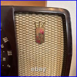 Vintage Zenith Tube Radio USA AM FM Working Retro Tabletop Antique Decor JP