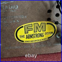 Vintage Zenith Tube Radio USA AM FM Working Retro Tabletop Antique Decor JP